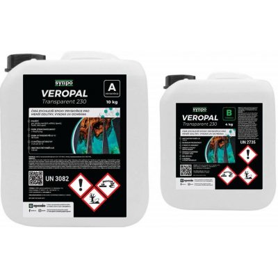 Synpo Veropal Transparent 230 epoxidová pryskyřice čirá 1,4 kg – Hledejceny.cz