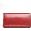 Peněženka Mírně lesklá kožená peněženka BELLUGIO (ZD-02R-063) tmavěčervená