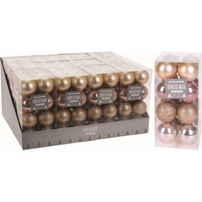 Home Styling Collection Vánoční koule Ø 5 cm 16 ks zlaté – Hledejceny.cz