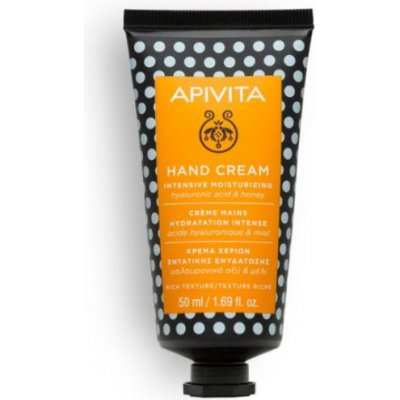 Apivita Hand Care Hyaluronic Acid & Honey hydratační krém na ruce s medem 50 ml