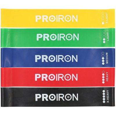 PROIRON Sada odporových gum – Sleviste.cz