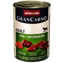 Animonda Gran Carno Original hovězí & kachní srdce 6 x 400 g