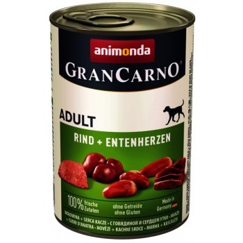 Animonda Gran Carno Original hovězí & kachní srdce 6 x 400 g