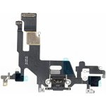 Apple iPhone 11 - Nabíjecí Konektor + Flex Kabel (Black), Black – Zboží Živě