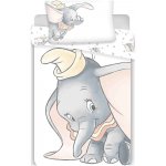 Jerry Fabrics povlečení Dumbo šedé 100 x 135 , 40 x 60 cm – Zboží Mobilmania