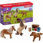 Schleich Set 2016 Shetlandští poníci 3 ks – Zboží Mobilmania