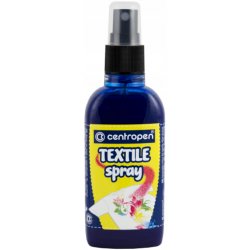 CENTROPEN Barva na textil 1139 sprej 110 ml modrá