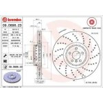 Brzdový kotouč BREMBO 09.D898.23 | Zboží Auto