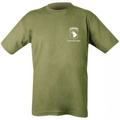 Tričko Kombat AIRBORNE TOUR s potiskem ZELENÉ – Hledejceny.cz