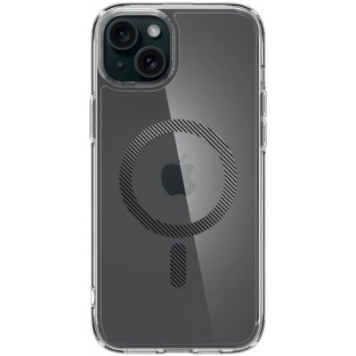 Spigen Ultra Hybrid MagFit s MagSafe se vzorem karbonových vláken iPhone 15 Plus - čiré – Hledejceny.cz