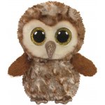 TY Beanie Boos Percy hnědo bílá sova 36462 24 cm – Sleviste.cz