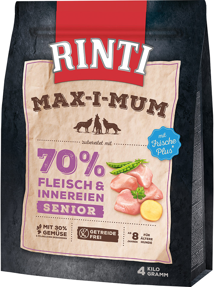 Rinti Max-i-mum Senior s kuřecím masem 2 x 4 kg