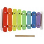 Bino Dřevěný duhový xylofon – Zboží Dáma