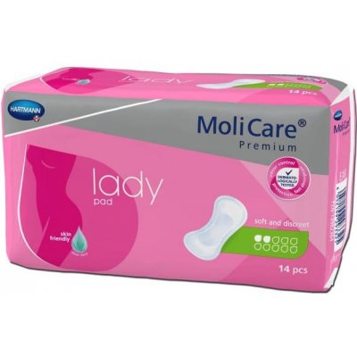 MoliCare® Premium lady pad, 3 kapky - Inkontinenční dámské vložky, 14 ks