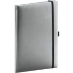 Notique Notes Balacron, stříbrný, linkovaný, 15 × 21 cm – Zboží Mobilmania
