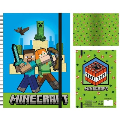 Pyramid International Zapisník Minecraft postavy A5 – Zboží Živě