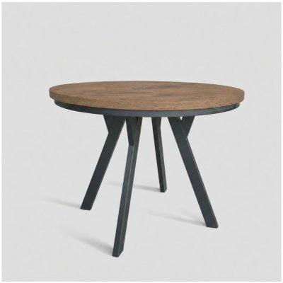 Femix Rozkládací CENTRO 100-140 x 77 cm dub lefkas černá – Sleviste.cz