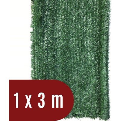 Benco Umělý živý plot jehličnatý - výška 100 cm, balení 3 m - tmavě zelený – Zboží Mobilmania