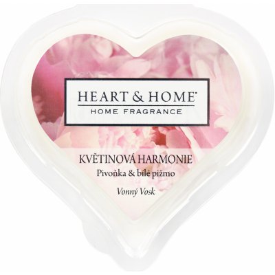Heart & Home Květinová harmonie Sojový přírodní vonný vosk 26 g – Zbozi.Blesk.cz