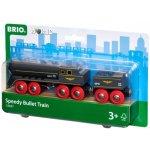 Brio 33697 Rychlý šedý vlak s vagonem – Zbozi.Blesk.cz