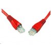 síťový kabel Solarix C5E-114RD-0,5MB Patch, CAT5E, UTP, PVC, 0,5m, červený