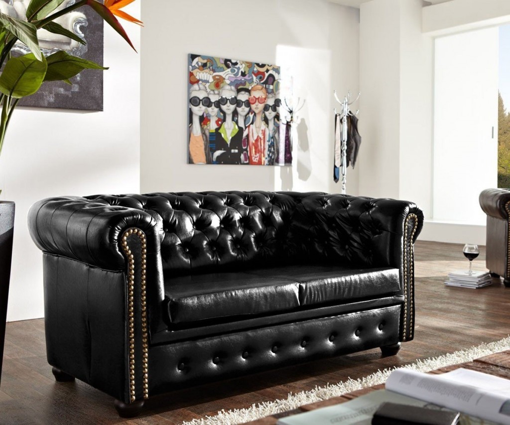 Askont Chesterfield Bis 2M Antique Black