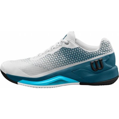 Wilson Rush Pro 4.0 Clay Men White/Blue Coral/Blue Atoll – Zboží Mobilmania