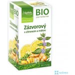 Apotheke Mediate BIO Zázvor s citronem a mátou čaj 20 x 1,5 g – Zboží Dáma