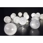 MagicHome Vánoční řetěz Cottonball White 16 LED teplá bílá IP20 3 m – Hledejceny.cz