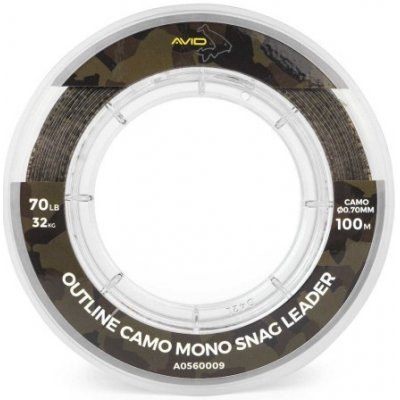 AVID CARP Outline Camo Mono Snag Leader 100 m 0,7 mm – Zboží Dáma