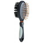 Trixie Plastový kartáč oboustranný s kovovými drátky 5 x 19 cm – Zboží Dáma