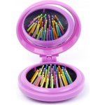 Amparo Miranda Skládací kartáč na vlasy se zrcátkem Purple – Hledejceny.cz