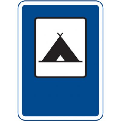 Dopravní značka Tábořiště pro stany - IJ14a – Zboží Mobilmania