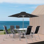 Avenberg Mallorca Ibiza černo/stříbrný, 8-dílný, Za23020 – Zboží Dáma