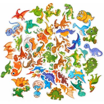 Vinylové samolepky | Dinosauři, 50 ks – Hledejceny.cz