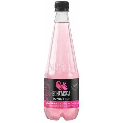 Bohemsca Tonic Pink grep a citron pet 0,61 l – Zboží Dáma