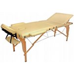 Pro salony Ekonomic 3 zónový dřevěný masérský stůl beige – Zboží Dáma