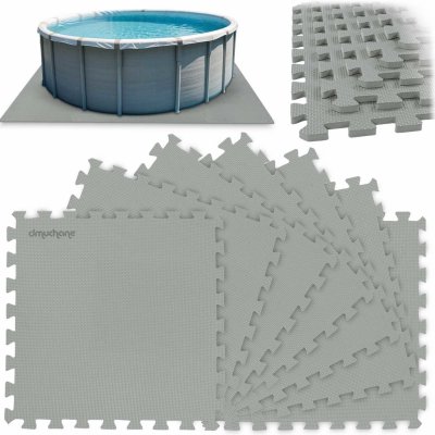 Dmuchane Pěnová podložka do bazénu puzzle 50 x 50 cm 8 ks – Zboží Dáma