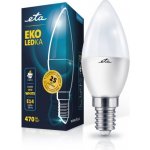 ETA EKO LEDka svíčka 5,5W, E14, studená bílá ETAC37W55CW01 – Hledejceny.cz