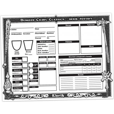 Mytago Dungeon Crawl Classics: Deník postavy Deník postavy: Klerik – Hledejceny.cz