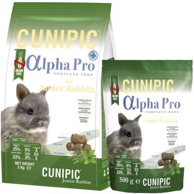 Cunipic Alpha Pro Rabbit Junior 0,5 kg – Zboží Mobilmania