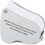 Verk 09110 Skládací mineralogická lupa LED 30x / 60x – Zboží Živě