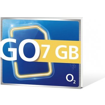 O2 Předplacená karta GO 7 GB