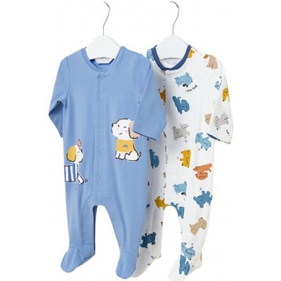 MAYORAL chlapecký newborn set 2ks overalů DR modrá – Zboží Mobilmania
