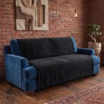 Mybesthome Přehoz na sedačku - pohovku - deka LOREN černá 170x210 cm – Sleviste.cz