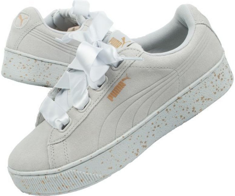 Puma tenisky Vikky Platform Ribbon bílá