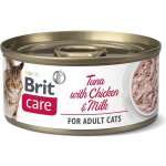 Brit Care Cat Tuna with Chicken And Milk 24 x 70 g – Zboží Mobilmania