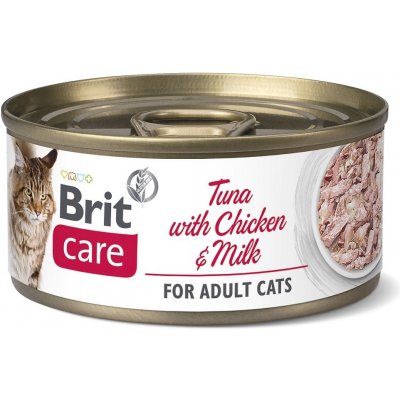 Brit Care Cat Tuna with Chicken And Milk 24 x 70 g – Zboží Mobilmania