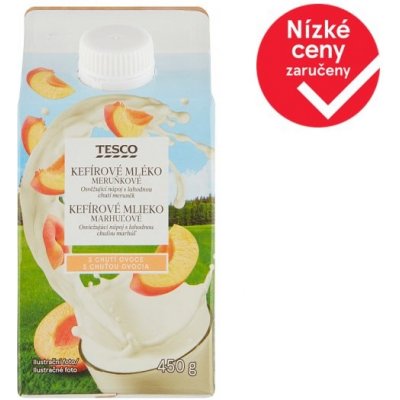 Tesco Kefírové mléko meruňkové 450 g – Zboží Dáma