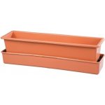 Nohel Garden Truhlík samozavlažovací LEBIŠ s knoty plastový hnědý 60 cm – Zboží Dáma Nohel Garden Truhlík samozavlažovací LEBIŠ s knoty plastový hnědý 60 cm – Zboží Dáma